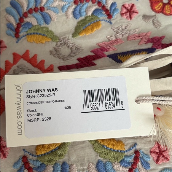 Johnny Was CORIANDER TUNIC-KAREN Women's 100% Cupra
Rayón Size Large - Picture 9 of 11